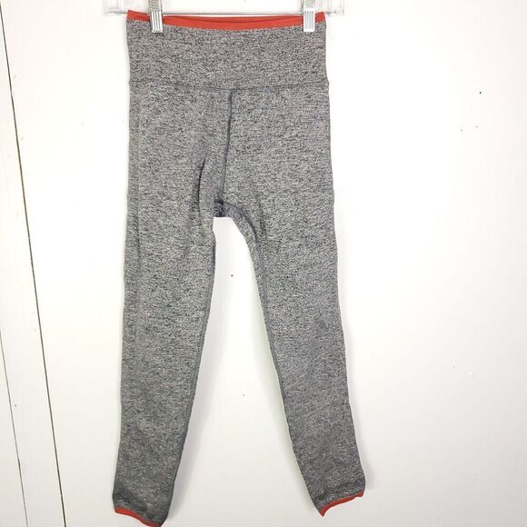 Athleta Leggings Womens S Seamless Andes High Rise Workout Athleisure Gray - Picture 1 of 8